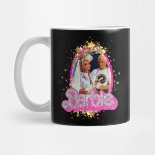 Y2k aesthetics Hollywood couple gold stars Mug